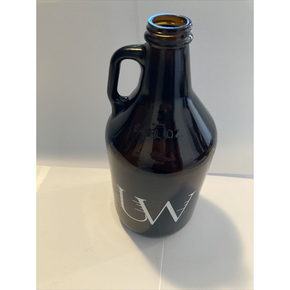 URBN WTR Glass Bottle Amber Half Gallon 64 OZ | 1.89 L | 1892 ML | Water Jar Jug - Picture 8 of 13